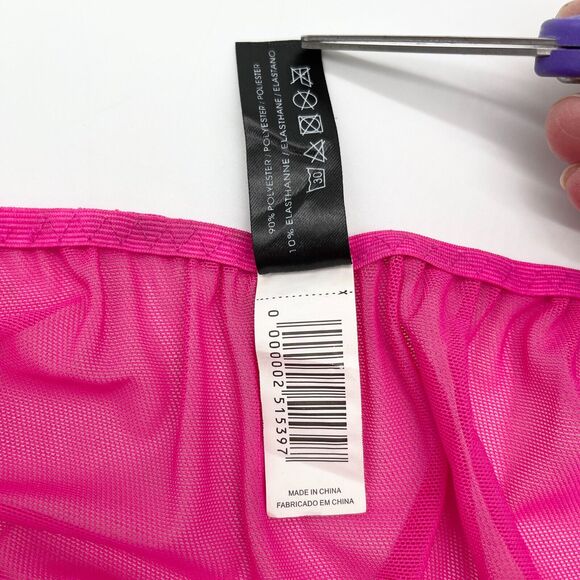 Babydoll Chemise Slip Dress Womens S/M Ruffled Coquette‎ Lingerie Boudoir Dainty - Picture 4 of 6